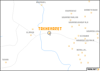 map of Takhemaret