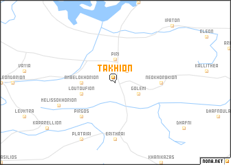 map of Tákhion