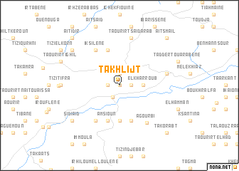 map of Takhlijt
