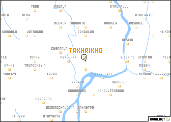 map of Takhrikho