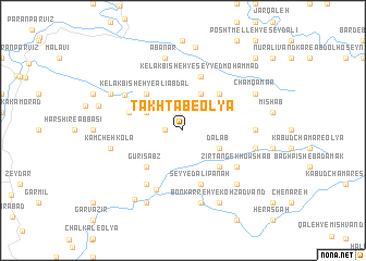 map of Takhtāb-e ‘Olyā