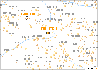 map of Takhtak