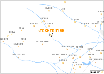 map of Takhtamysh