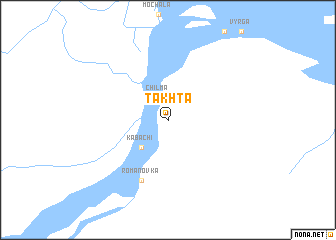 map of Takhta