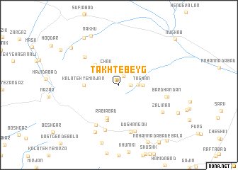 map of Takht-e Beyg