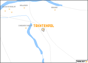 map of Takhteh Pol