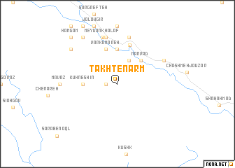 map of Takht-e Narm