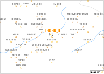 map of Tākhūnī