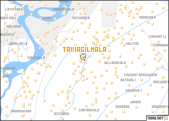 map of Takia Gilmāla