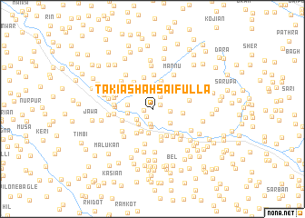 map of Tākia Shāh Saifulla