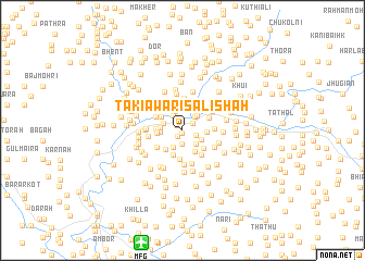 map of Takia Wāris Ali Shāh