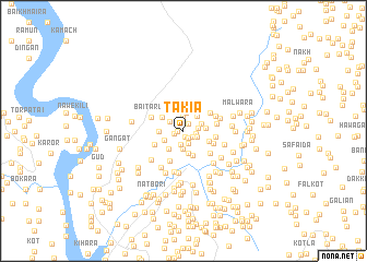 map of Takia