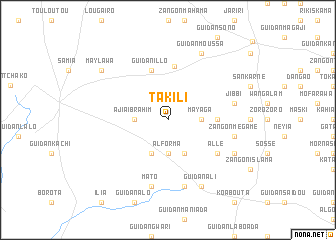 map of Takili