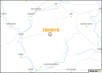 map of Takimiya