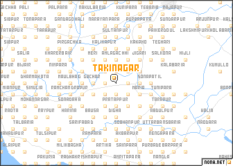 map of Takinagar