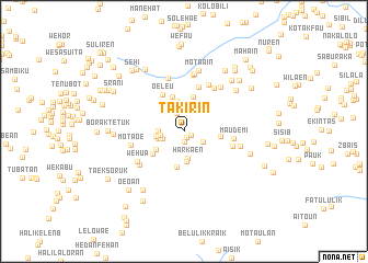 map of Takirin