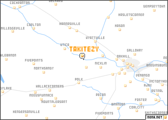 map of Takitezy