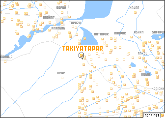 map of Takiya Tāpar