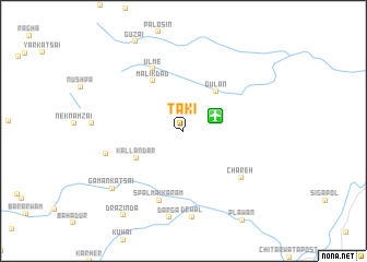 map of Tāki