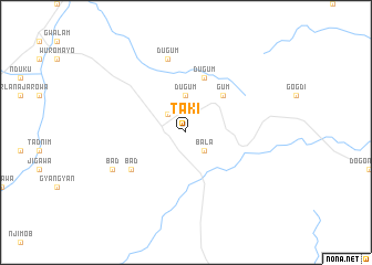 map of Taki