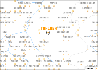 map of Taklash