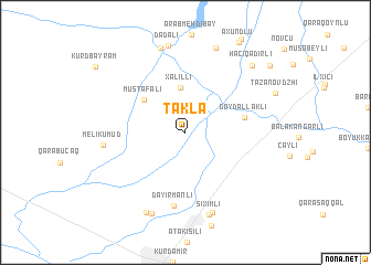 map of Tǝklǝ