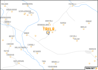 map of Tǝklǝ