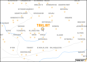 map of Takliat