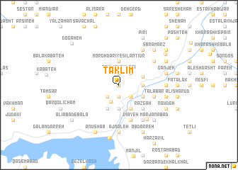 map of Taklīm