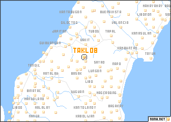 map of Taklob