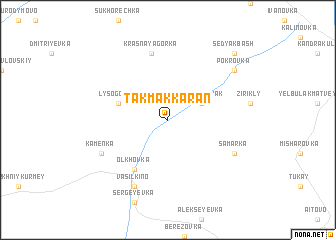 map of Takmak-Karan
