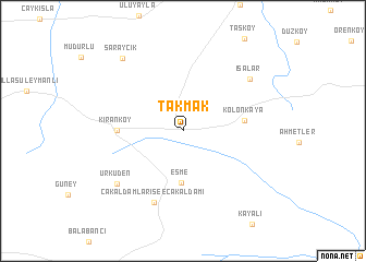 map of Takmak