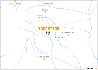 map of Tak Neyzār