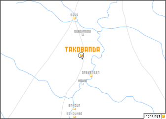 map of Takobanda