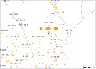 map of Tako Bānda