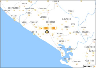 map of Takohnbli