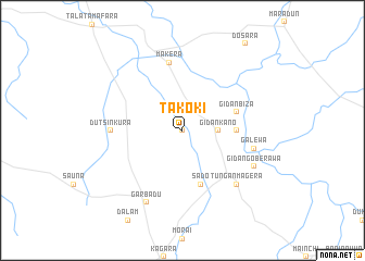 map of Takoki