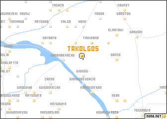 map of Takolgos