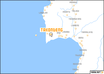 map of Takondeng