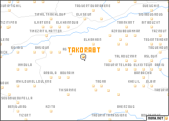 map of Takorabt