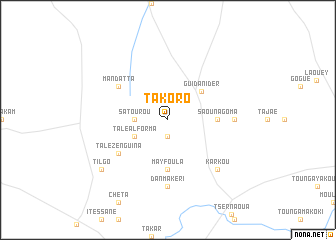 map of Takoro