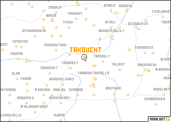 map of Takoucht