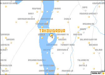 map of Takoui Daoua