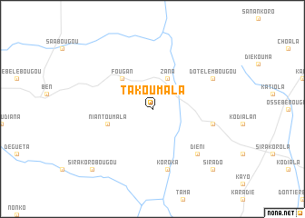 map of Takoumala