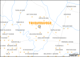 map of Takounouvogo