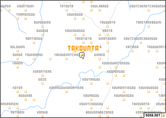 map of Takounta