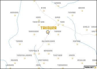 map of Takoura