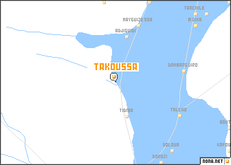 map of Takoussa