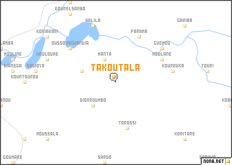 map of Takoutala