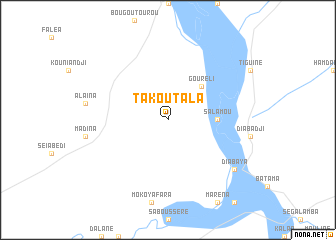 map of Takoutala